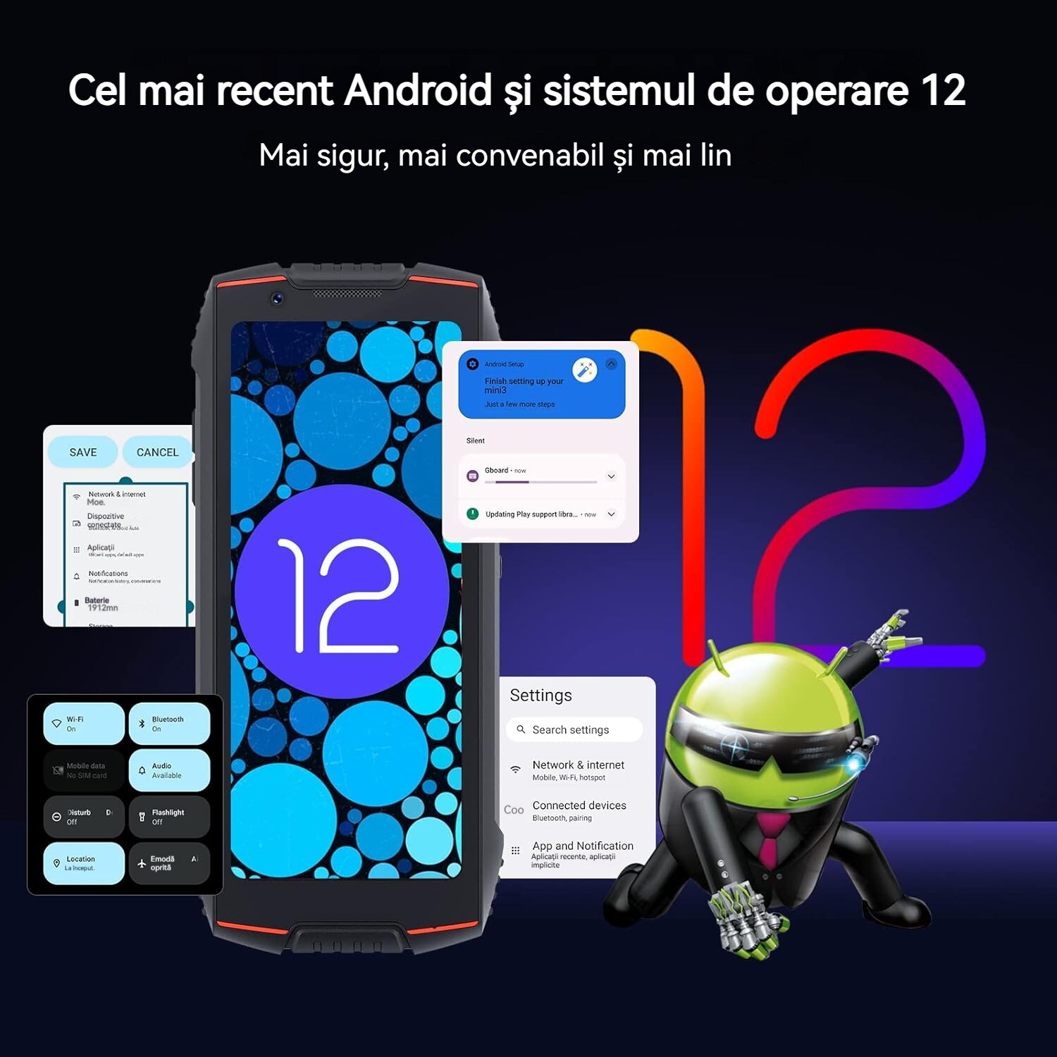 CUBOT Kingkong Mini 3 Outdoor Mobile Phone,6GB + 128GB, 4.5 CUBOT Kingkong Mini 3 Outdoor Mobile Phone,6GB + 128GB, 4.5