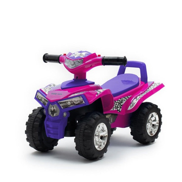 Quad Ride-on Baby Mix Bébikomp, 1-3 éves gyerekeknek, hangokkal és fényekkel, rózsaszín
