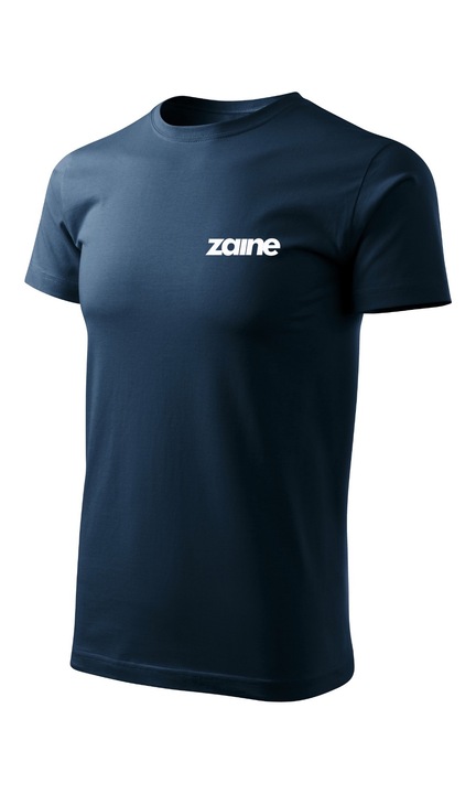 Tricou barbati Zaine brodat regular fit albastru marin