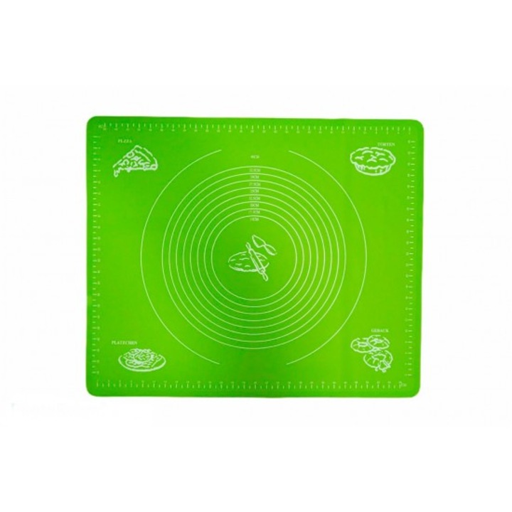 Plansa de lucru, din silicon 50x60 cm verde