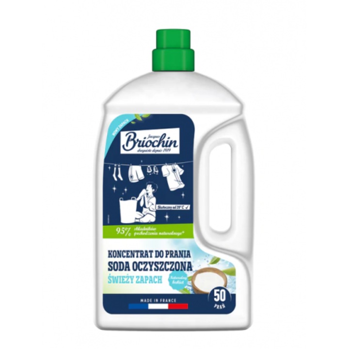 Detergent rufe cu bicarbonat de sodiu 2.27 L, BRIOCHIN
