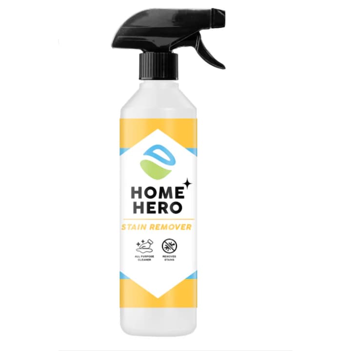 Solutie de Indepartat Pete si Murdarie dificila, Stain Remove, Home Hero, 500ml
