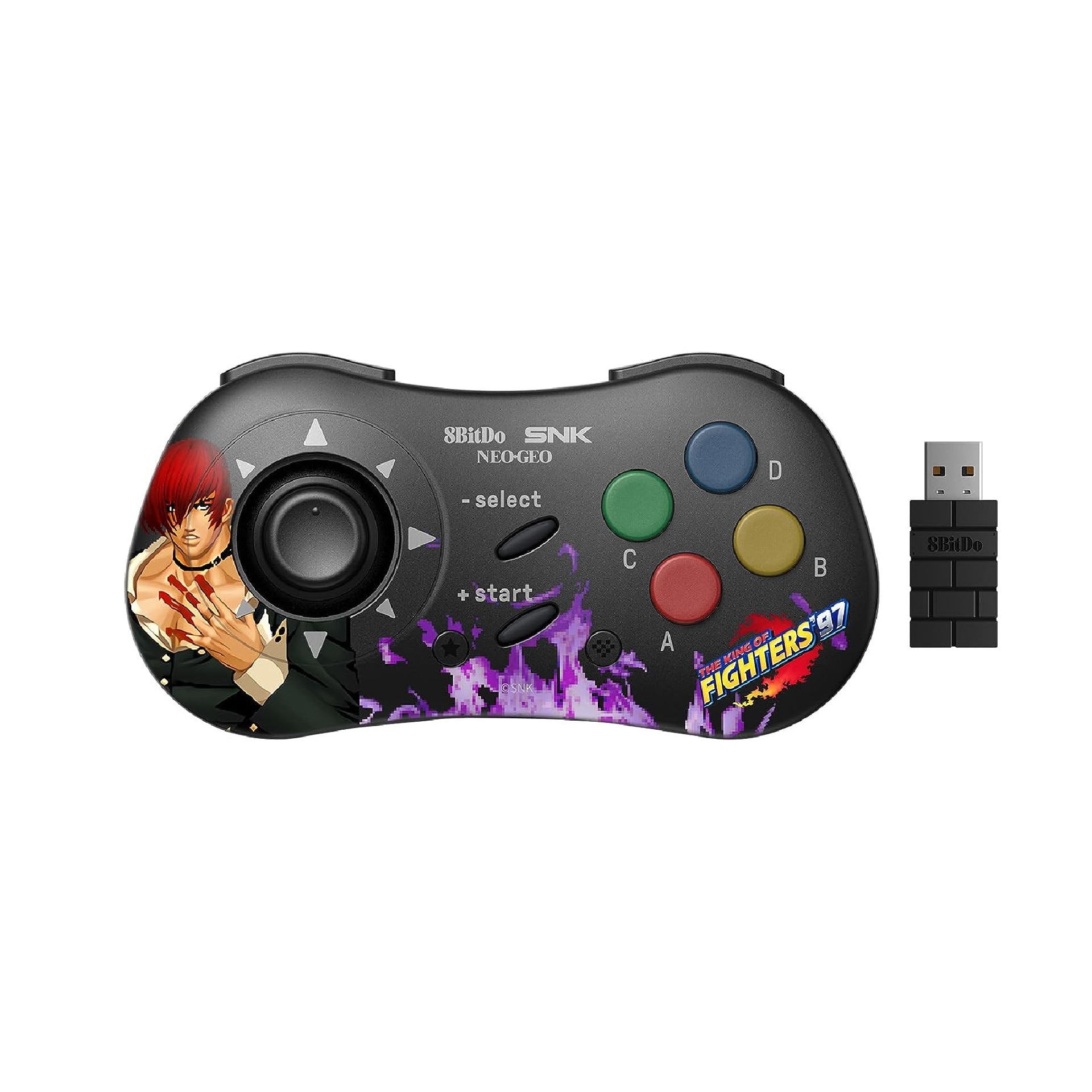 Controler NEOGEO 8BitDo Wireless Pad Iori Yagami