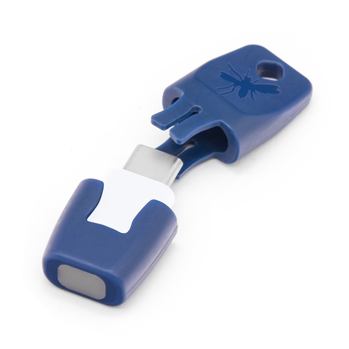 Dispozitiv pentru muscaturi de insecte, Heat It, USB-C, Albastru