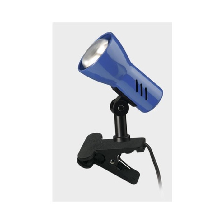 Lampa De Birou Lock E14 Max. 1x40w, Albastru