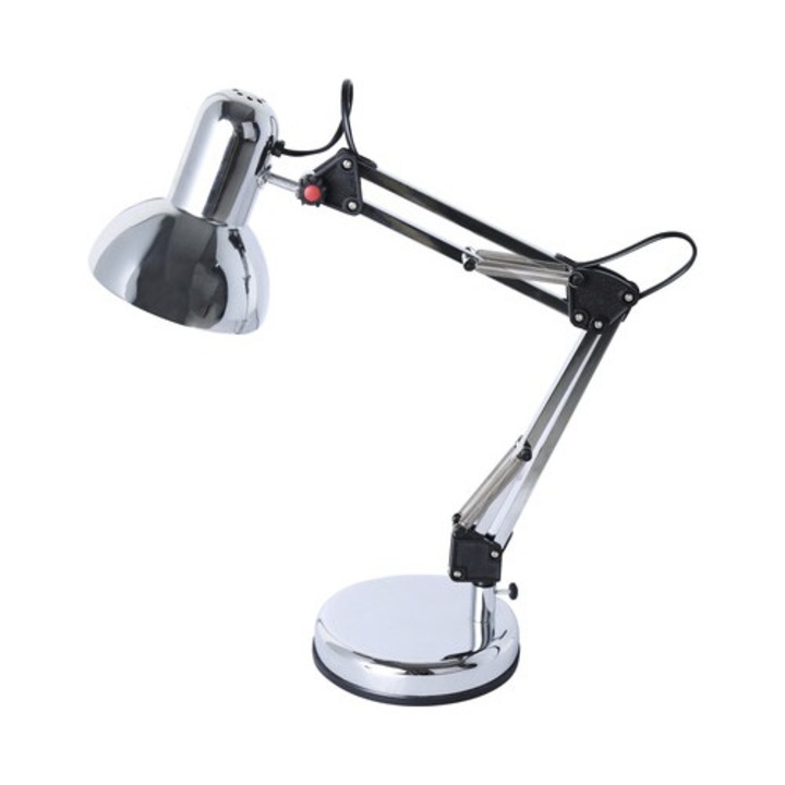 Lampa De Birou Bootis E27 Max. 1x15w, Crom Lucios