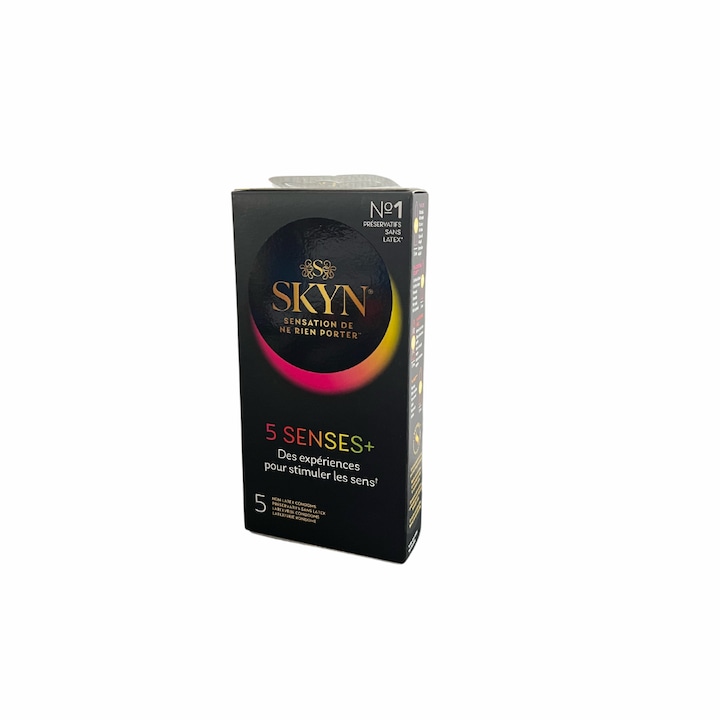 SKYN 5 Senses + Óvszer - 5 darab latexmentes óvszer