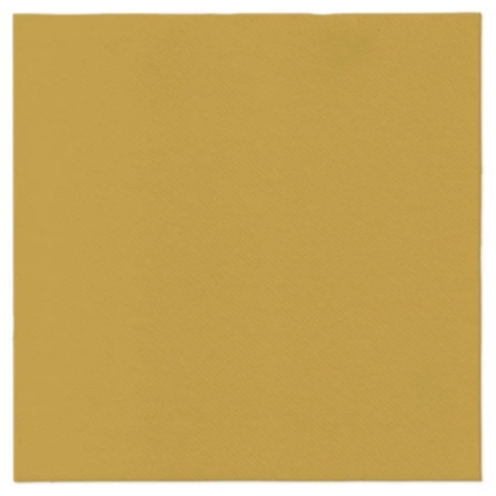 Servetele de masa Airlaid, aurii, 1/4, 40 x 40 cm 50 buc