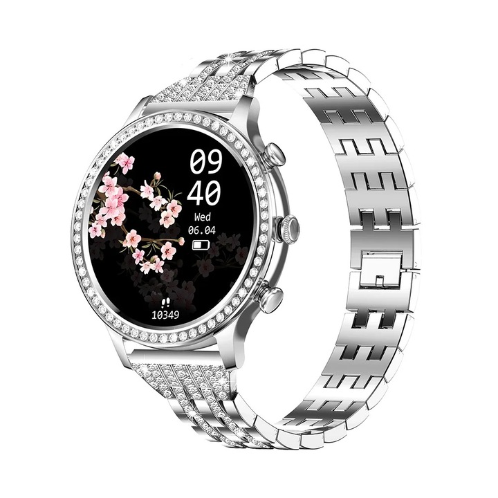 Смарт часовник за жени Diamond Lusso Silver