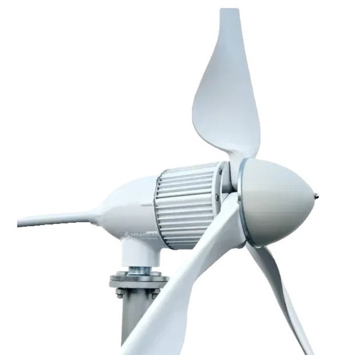 Turbina eoliana, 5000W, 12V, 3KW, corp aluminiu, alb