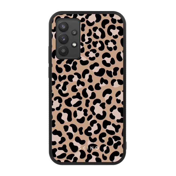 Кейс за Samsung Galaxy A32 4G - Skino Leopard, Animal Print, Черно - Кафяв