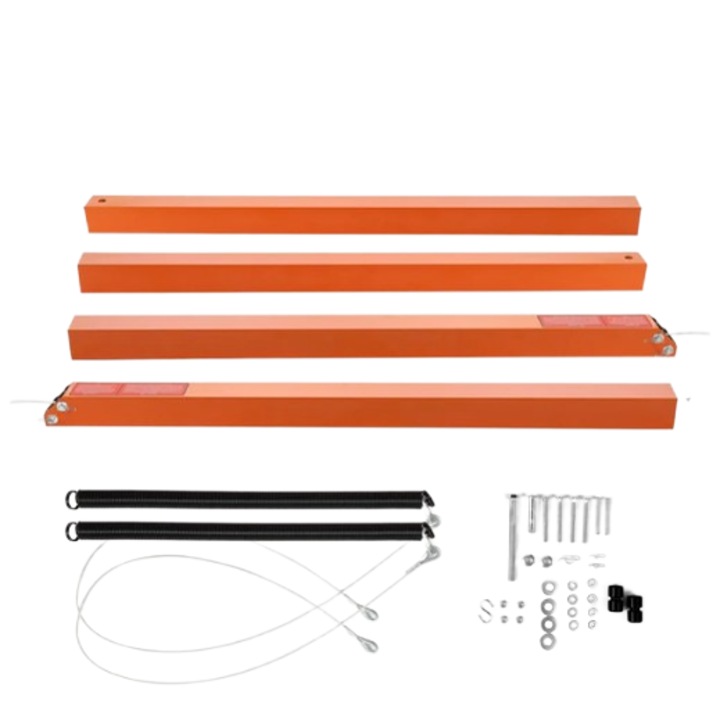 Sistem de asistare ridicare hayon remorca, VEVOR, compatibilitate universala, Max. 163kg, Otel