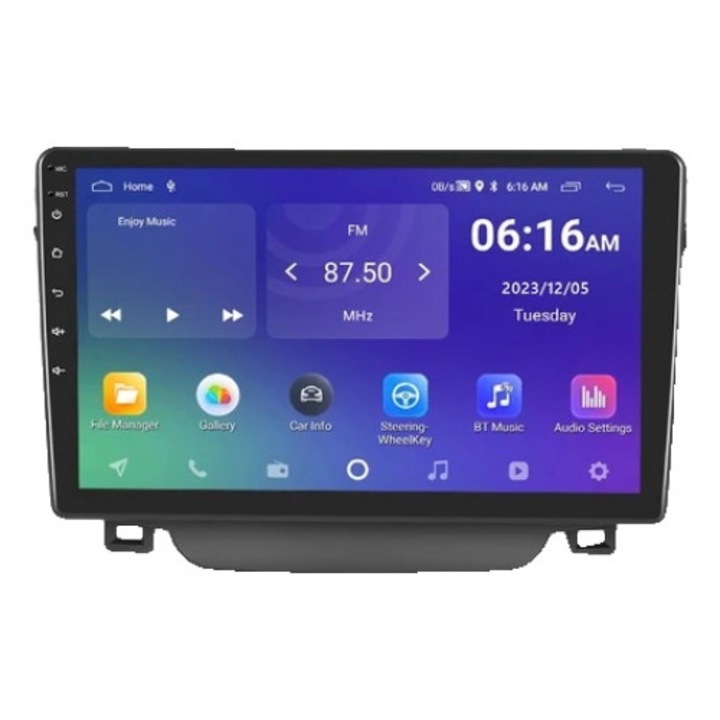 Автомобилна мултимедийна система за Hyundai i30 2013-2017, GPS навигация, Bluetooth 4.0, 9 инча екран, 1G+32G, поддръжка на камера за заден ход, FM, Wi-Fi, черен