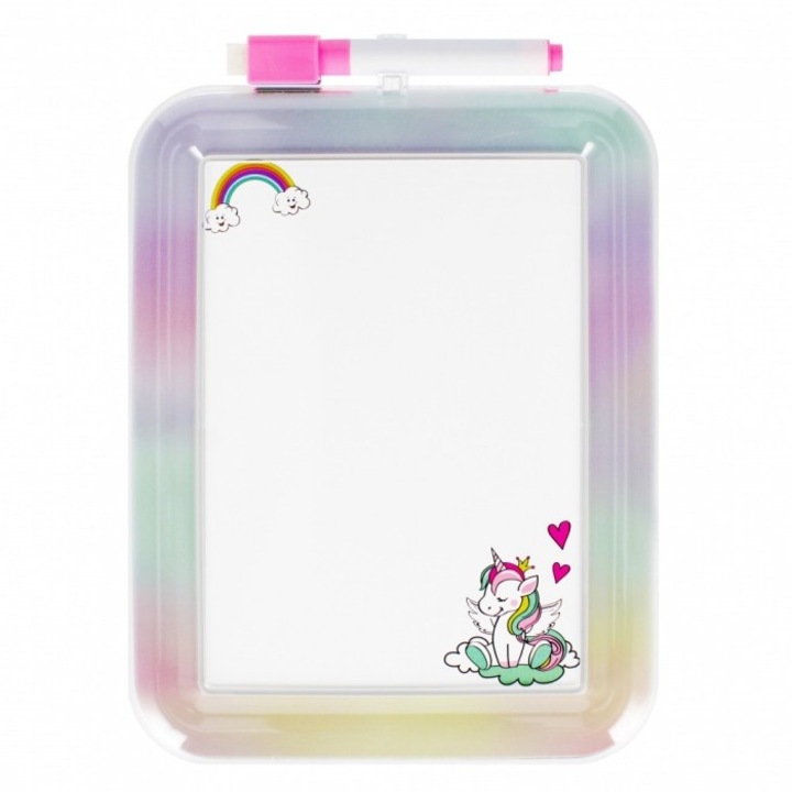 Tabla de stergere, Starpak, Unicorn, 190x20x260mm, cu marker
