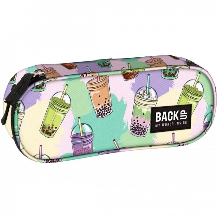 BackUp ovális tolltartó - Bubble Tea