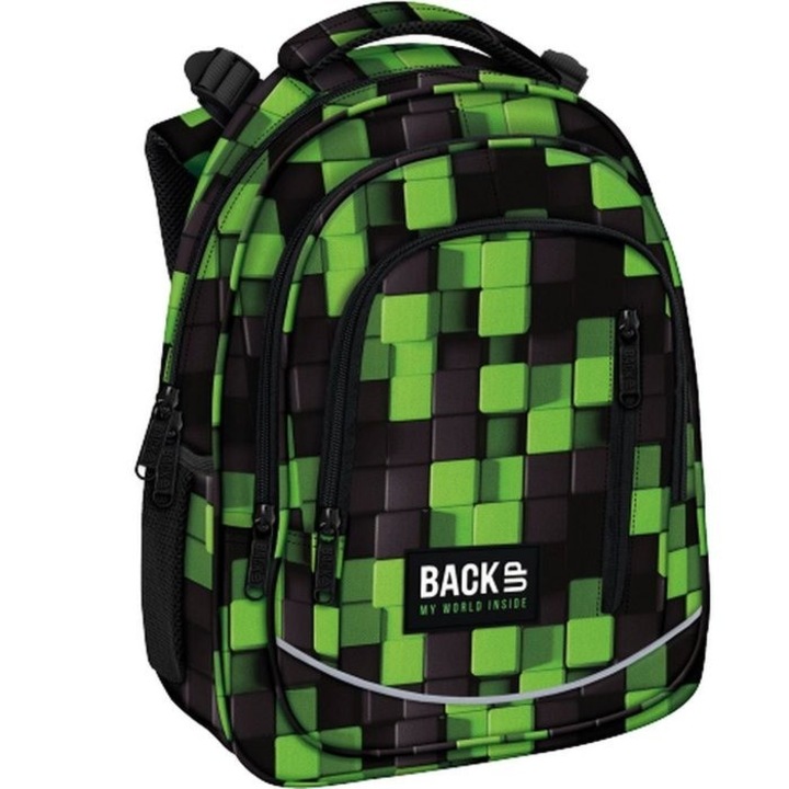 Ghiozdan Derform Metasphere, 39x27x20cm, multicolor