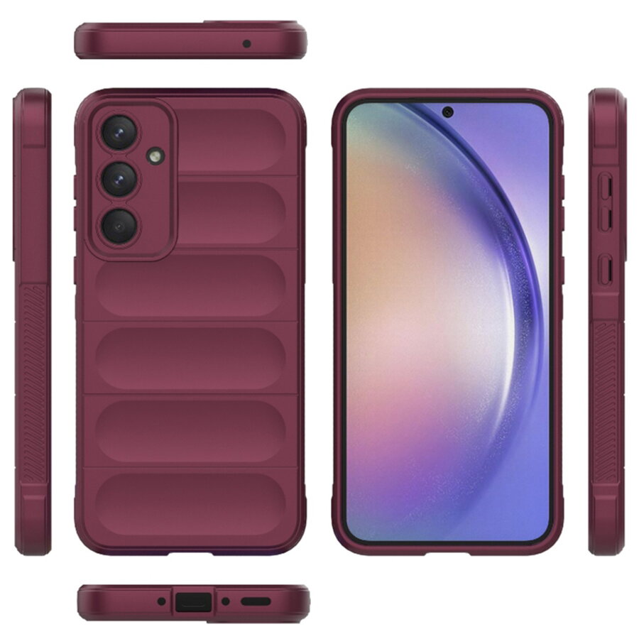 Husa Samsung Galaxy A54 Techsuit Magic Shield, bordo