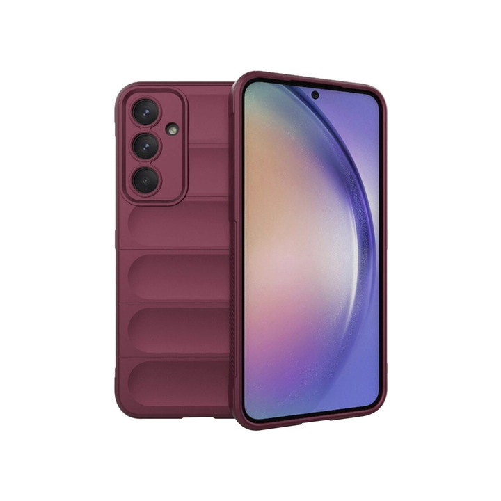 Husa pentru Samsung Galaxy A54 - Techsuit Magic Shield - Bordeaux
