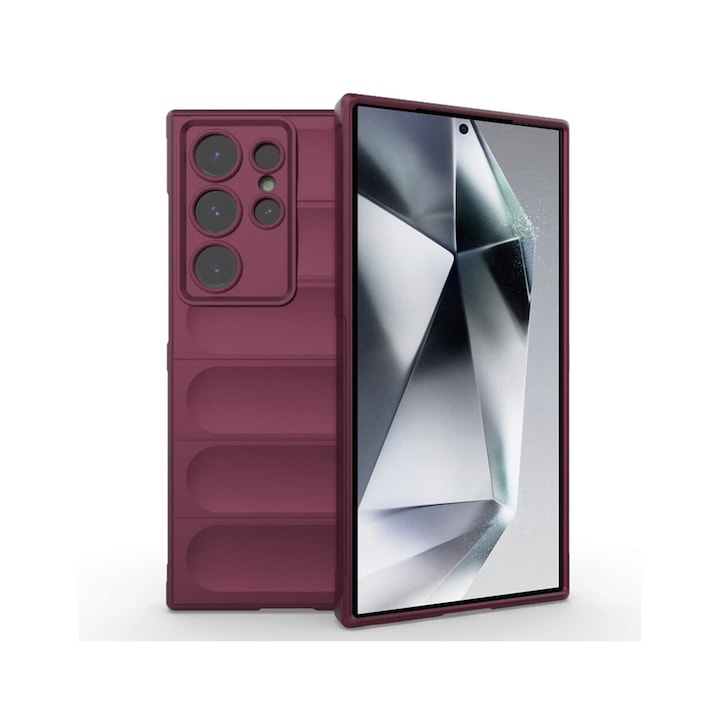 Кейс за Samsung Galaxy S24 Ultra Techsuit Magic Shield Bordeaux