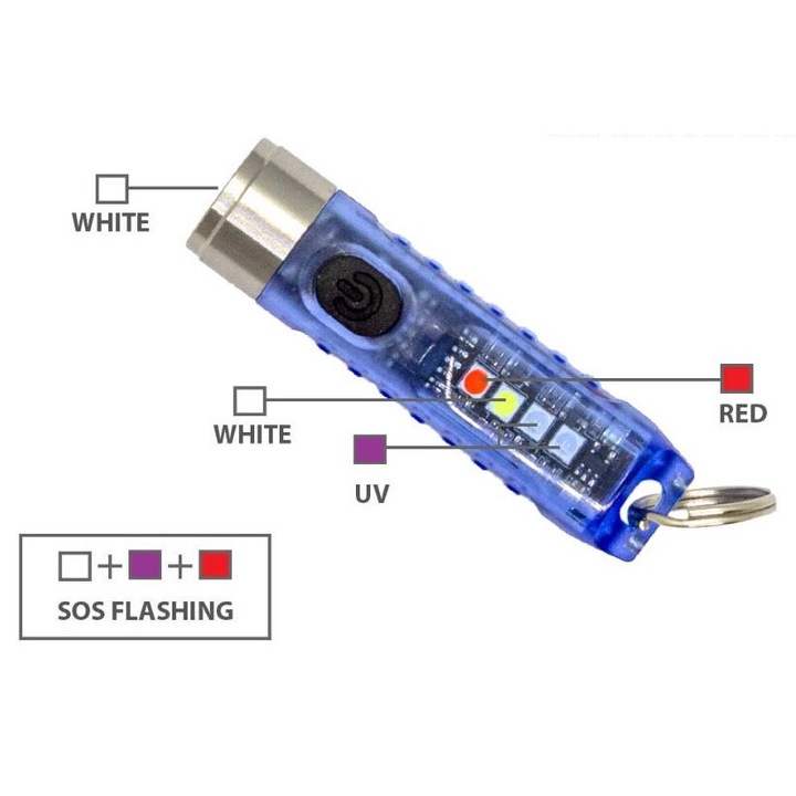 Фенерче, AlpinPro, презареждаемо, водоустойчиво IP65, 500 mA, многоцветно