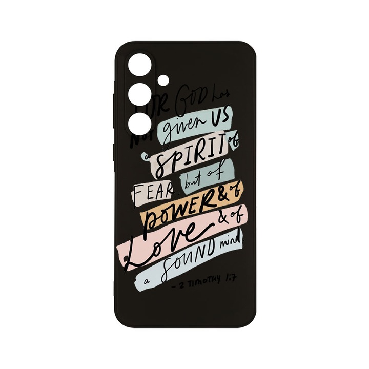Калъф BestCase® Slim SIlicon 0.8MM, съвместим със Samsung Galaxy A55, Библия, Защита на камерата, Устойчив на износване, c-B 481