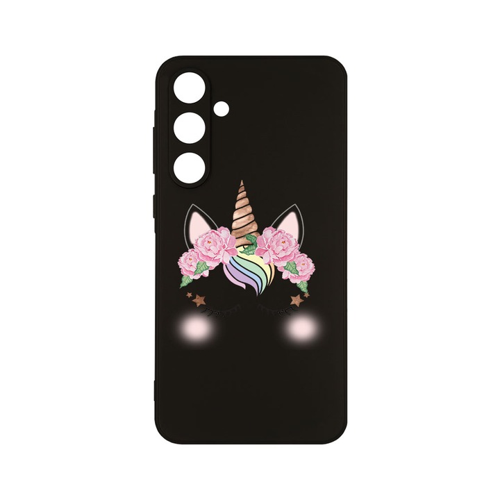 Husa BestCase® Slim SIlicon 0.8MM, Compatibila Cu Samsung Galaxy A55, Unicorn, Protectie Camera, Rezistenta la uzura, c-B 525