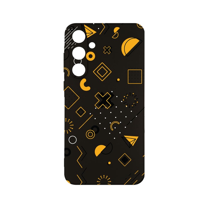 Husa BestCase® Slim SIlicon 0.8MM, Compatibila Cu Samsung Galaxy A55, Symbols, Protectie Camera, Rezistenta la uzura, c-B 763