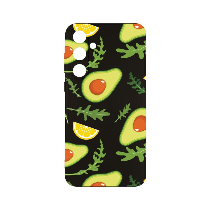 Husa BestCase® Slim SIlicon 0.8MM, Compatibila Cu Samsung Galaxy A55, Avocado, Protectie Camera, Rezistenta la uzura, c-B 760