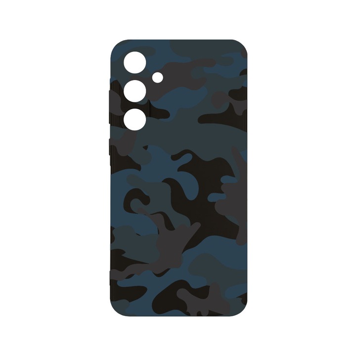 Husa BestCase® Slim SIlicon 0.8MM, Compatibila Cu Samsung Galaxy A55, Camouflage, Protectie Camera, Rezistenta la uzura, c-B 789