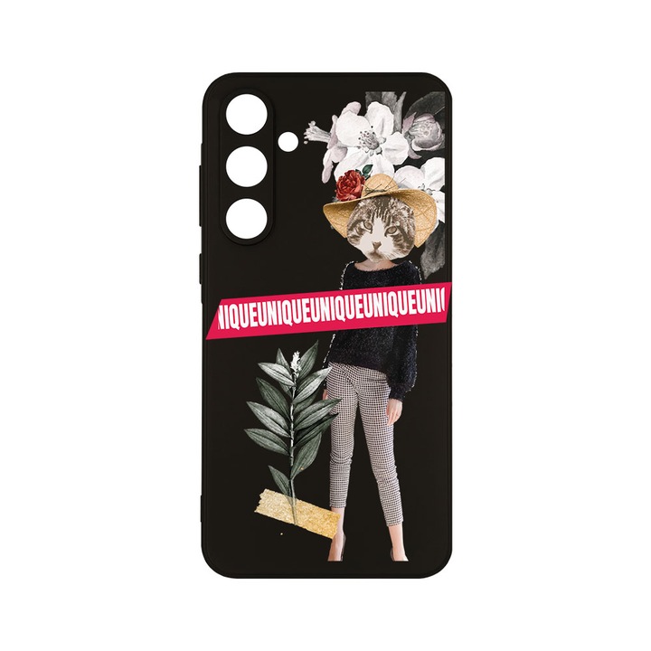 Husa BestCase® Slim SIlicon 0.8MM, Compatibila Cu Samsung Galaxy A55, I'm Unique, Protectie Camera, Rezistenta la uzura, c-B 912