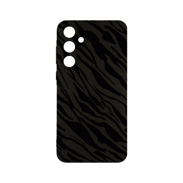 Husa BestCase® Slim SIlicon 0.8MM, Compatibila Cu Samsung Galaxy A55, Zebra Pattern, Protectie Camera, Rezistenta la uzura, c-B 1059