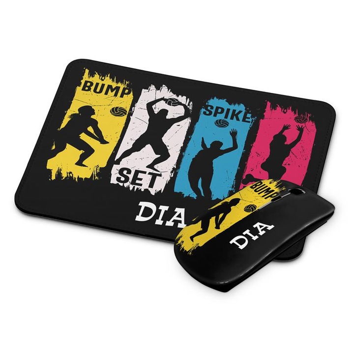 Волейболна безжична мишка и подложка за мишка Dia