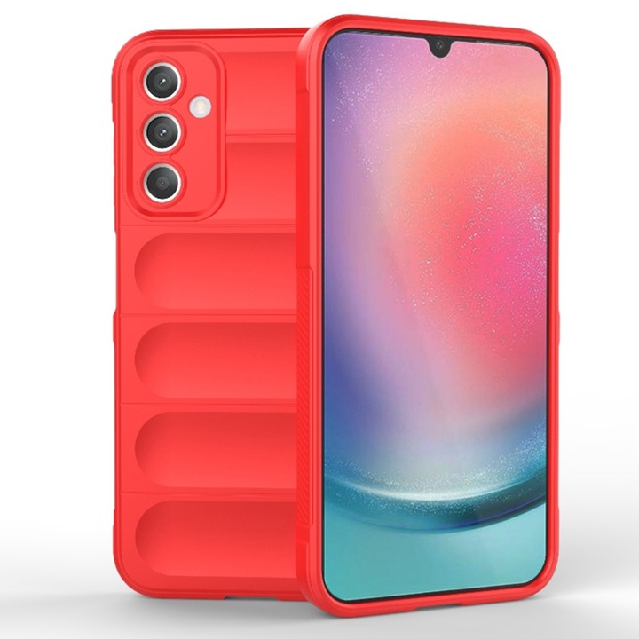 Калъф за Samsung Galaxy A25 5G - Techsuit Magic Shield - Червен