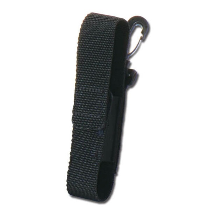 Husa pentru lanterna, Alpin, Nylon, Negru, 19x3.8x3cm