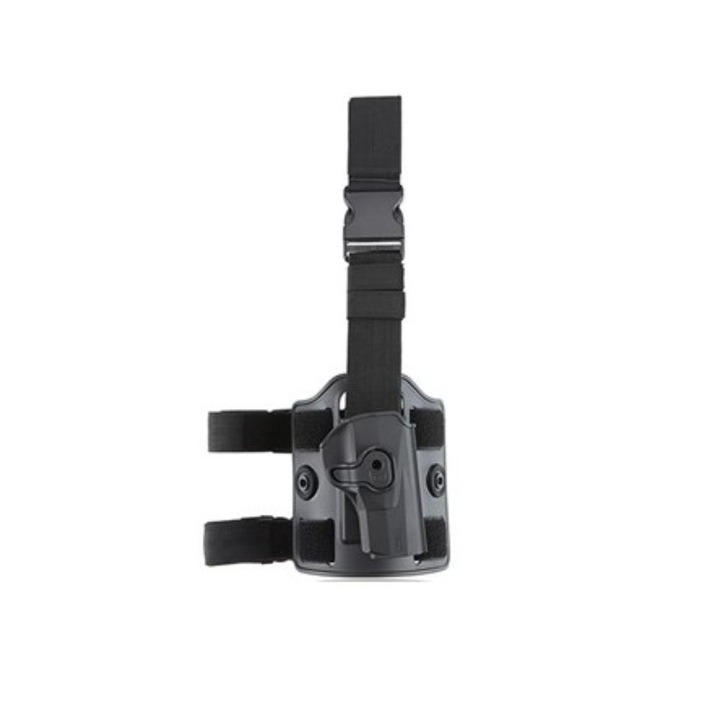 Тактически кобур за крак CYTAC, за Heckler &amp; Koch USP, издръжлив полимер, 360° въртене, черен