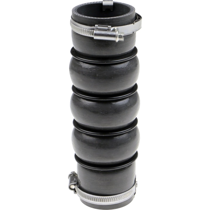 Intercooler cső, bal szívóoldal, átmérő 50mm, hossz 185mm, fekete Ds Ds 3, Ds 4, Ds 5, Citroen Berlingo, Berlingo Multispace, Berlingo/egyterű 1.2/1.6d