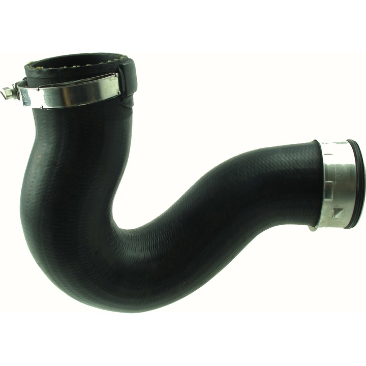 Jobb első intercooler cső, átmérő 54 mm, hossz 385 mm, fekete Mercedes Sprinter 3, 5-t B906, Sprinter 3-t B906, Sprinter 4, 6-t B906, Sprinter 5-t B906 3.0d