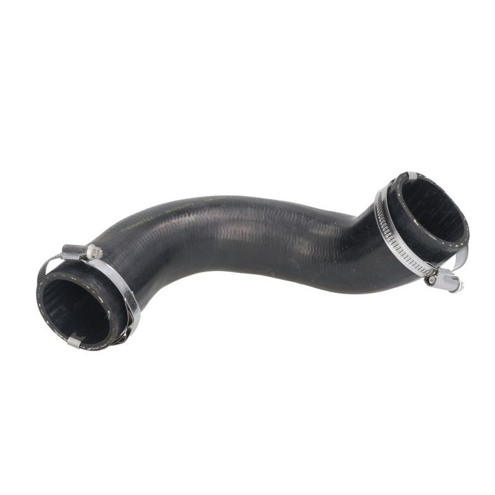 Jobb hátsó/felső intercooler tömlő, átmérő 52/56mm, hossza 318mm, fekete, Volvo XC90 I 2.4D/2.5