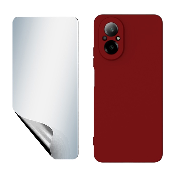 UHD regenerálható hidrogél fólia készlet, nagy érzékenységű és sima szilikon védőburkolat mikroszálas Realme C67 4G-hez, OPTIM OLDAT, Ultra vékony, kiváló minőségű puha anyag, tapadásgátló, prémium szálas bélés, egyedi stílusos kialakítás, Visiniu