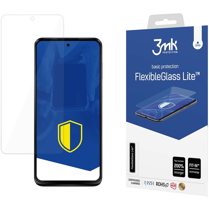 Скрийн протектор FlexibleGlass Lite за Motorola Moto G13 / G23, гъвкаво стъкло, удароустойчив, U151, пълно лепило