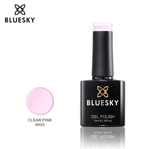 Oja Bluesky Gel Polish, CLEARLY PINK, transparent roz, 10ml - eMAG.ro