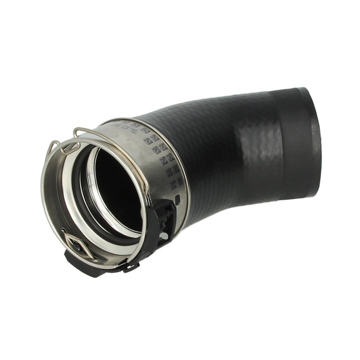 Bal felső intercooler tömlő, kompatibilis: VW California T5 Camper, California T6 Camper, Multivan T5, Transporter T5 2.0d