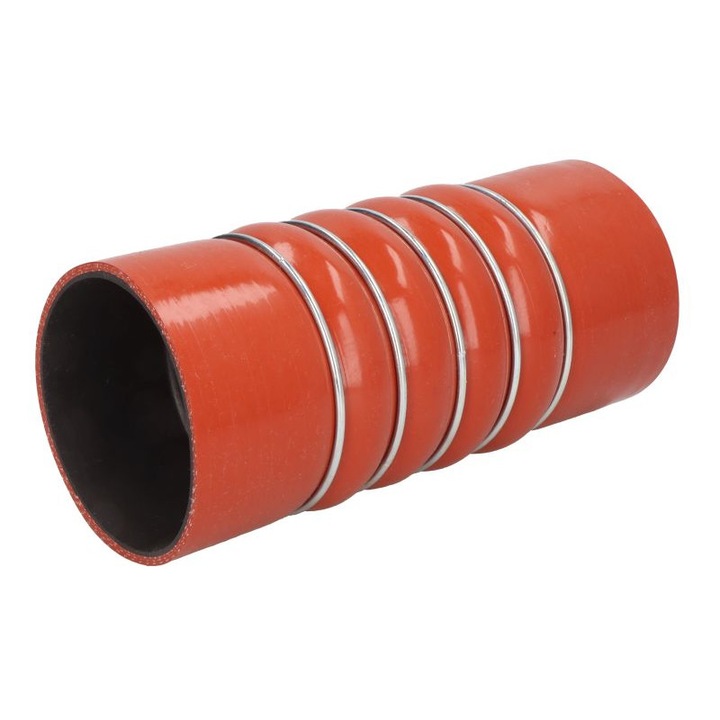 Intercooler cső 84mmx200mm, piros Mercedes Atego 2, Axor, Axor 2, Citaro O 530, Intouro, Oh Om457.942-om926.996