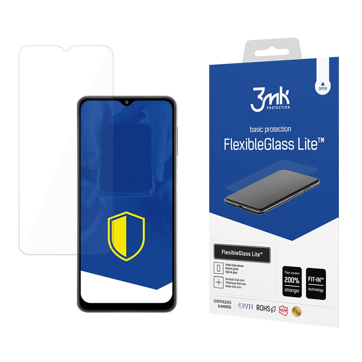 Скрийн протектор FlexibleGlass Lite за Samsung Galaxy Note 20 5G N981, гъвкаво стъкло, Grip Pro, U374, пълно лепило