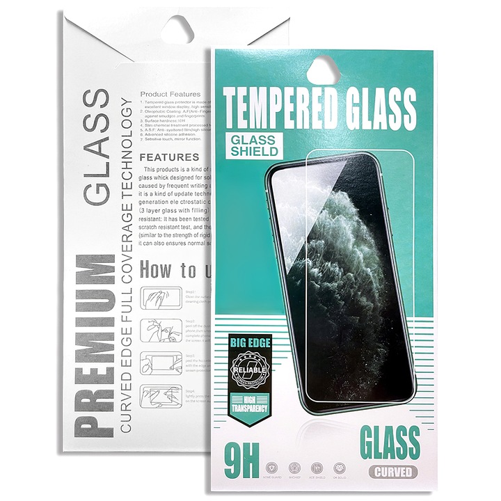 Премиум протектор за екран за Samsung Galaxy A14 A145 / A14 5G A146, Secure Glass, Full Glue, Grip Pro, U403, 2.5D