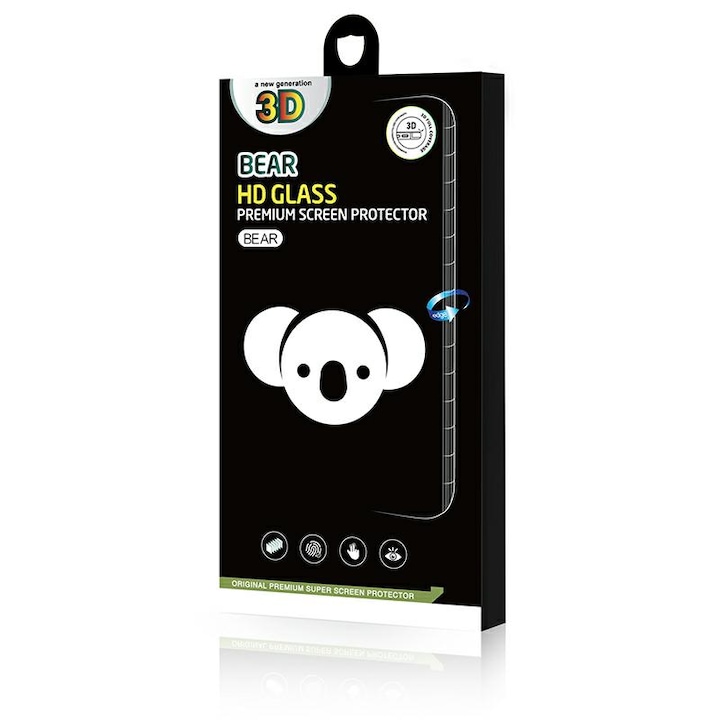 HD протектор за екран за Samsung Galaxy A14 A145 / A14 5G A146, Secure Glass, Full Glue, Xtreme Armor, U663, черен