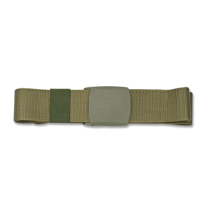 Férfi öv, Albainox, Nylon/ABS, zöld, 135x3,9 cm