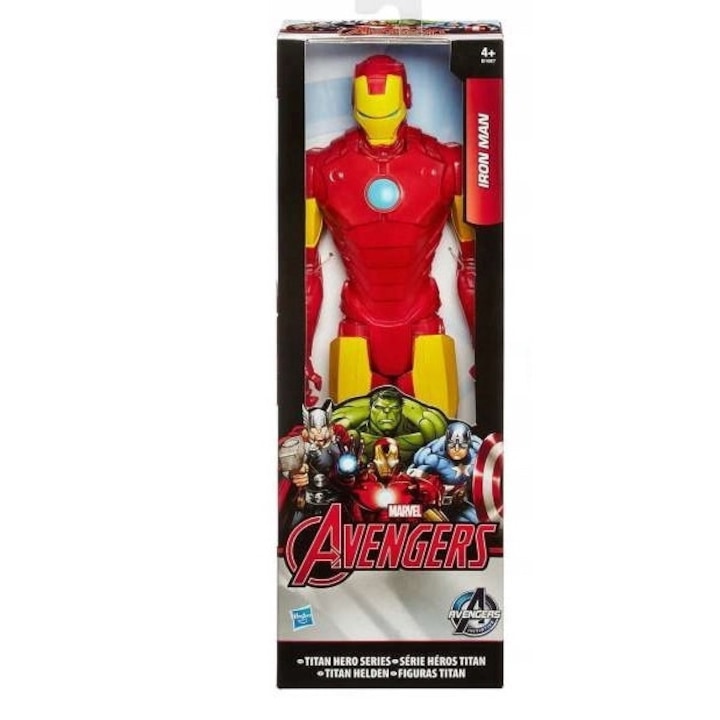 Фигурка Hasbro Iron Man, Titan Hero Series, подвижни крайници, 30см, 4 години+