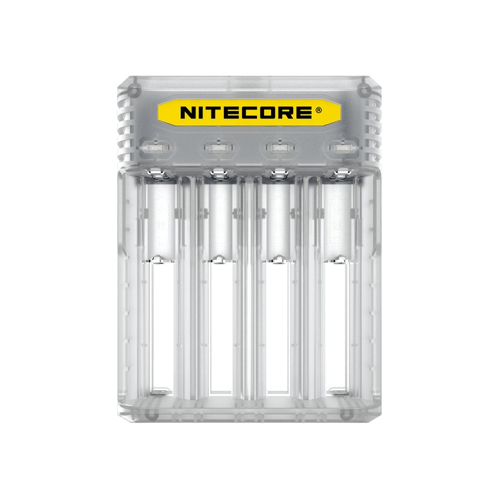 Incarcator rapid Nitecore Q4, 2A, 4 sloturi, multicolor, 125,4x95,6x36,2mm