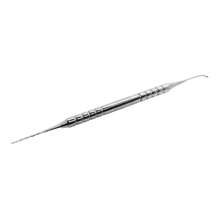 Pila cosmetica, PODOLAND, inox, doua capete, argintiu